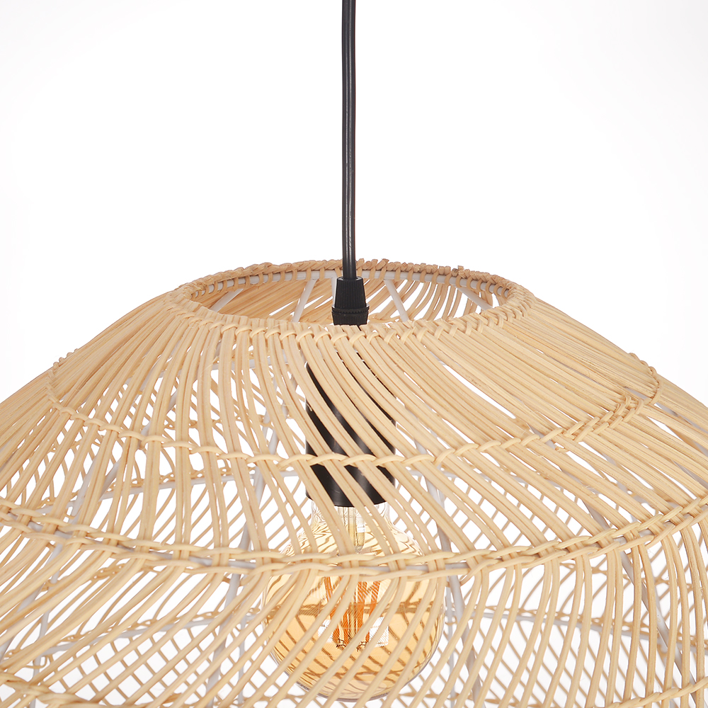 Florida Dining Room Rattan Pendants Light Fixture