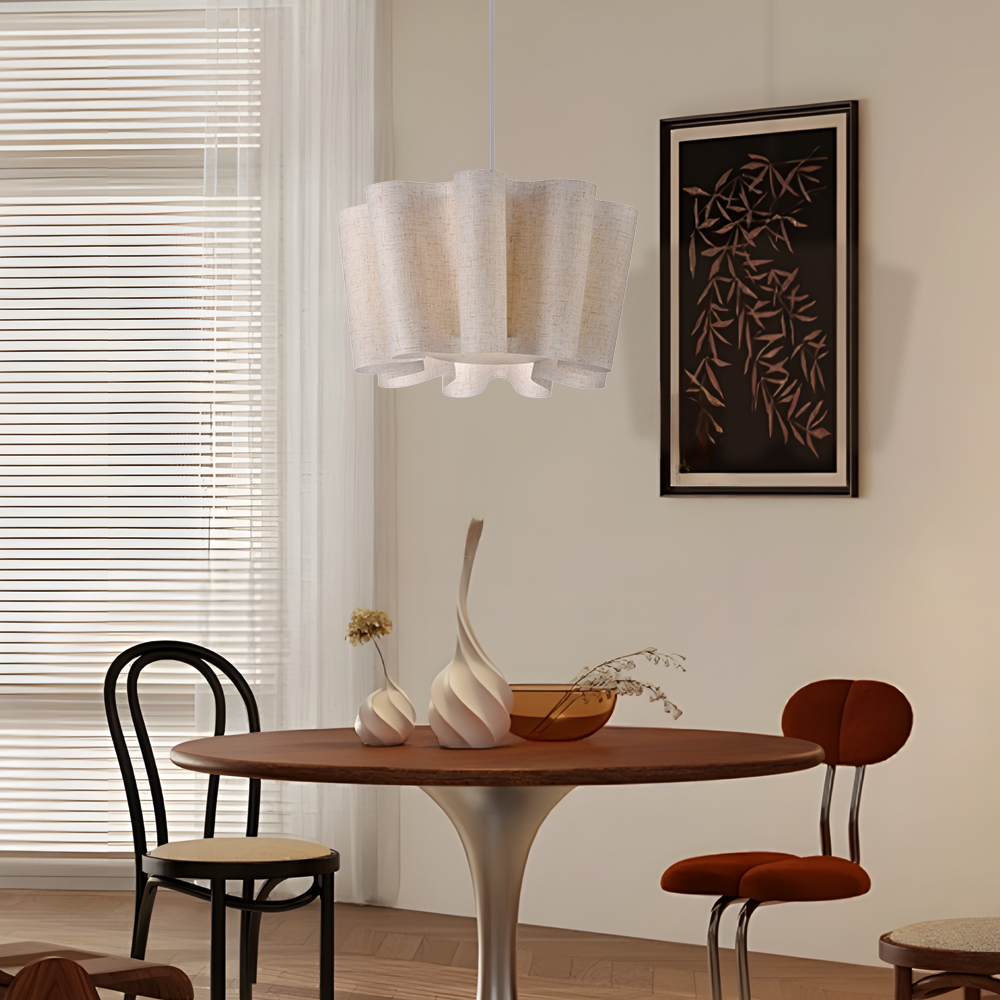 Japanese Retro Artistic Fabric Chandelier Wabi-sabi Home decor Pendant Light