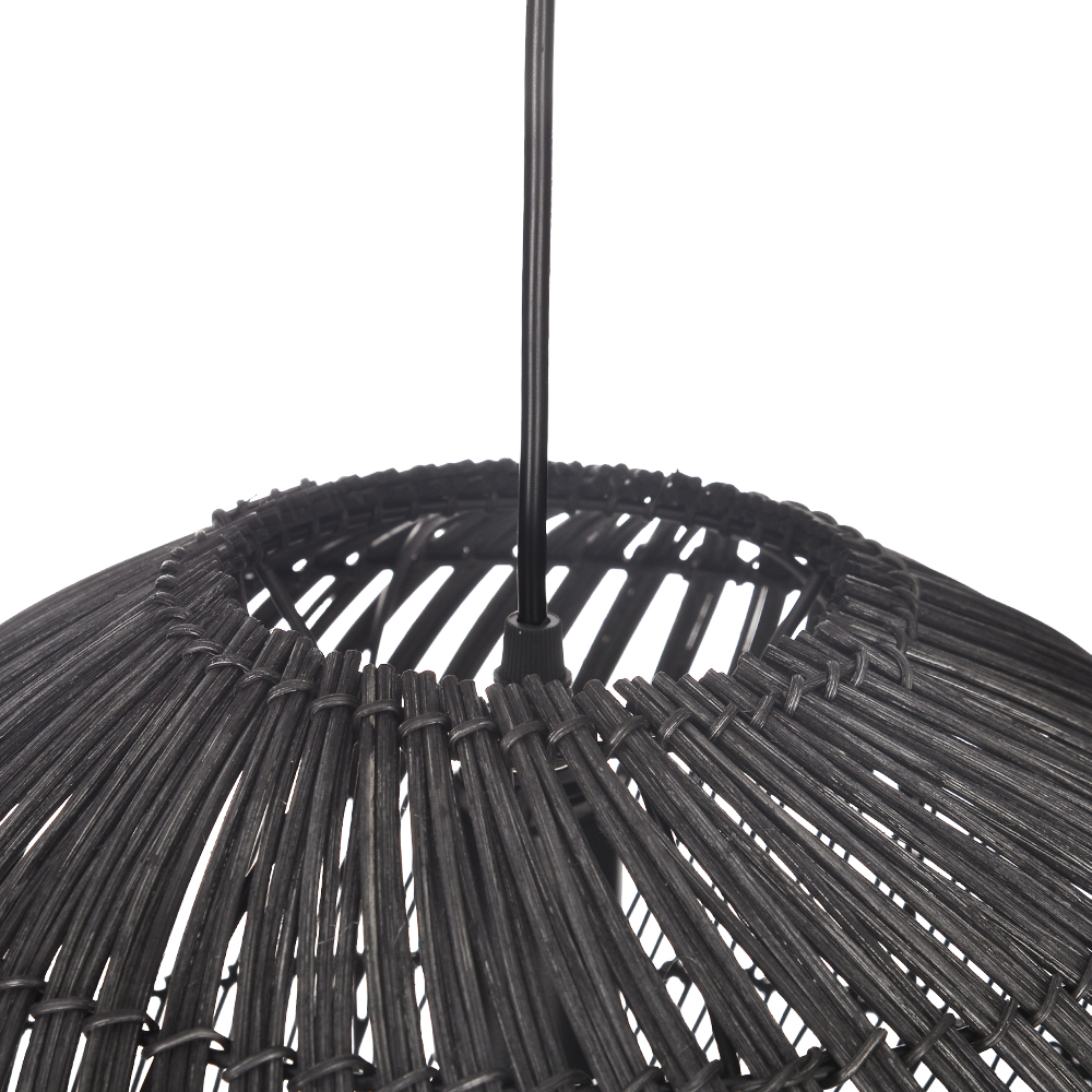 Southeast Asian Handmade Rattan Pendant Light Natural Woven Ceiling Lamp