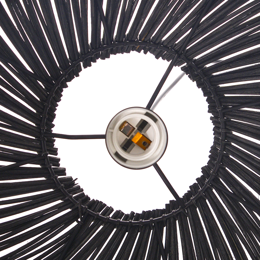 Southeast Asian Handmade Rattan Pendant Light Natural Woven Ceiling Lamp
