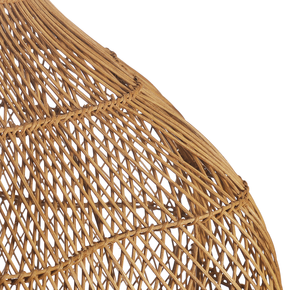 Southeast Asian Oversize Restaurant Chandelier Scandinavian Rattan Hanging Light