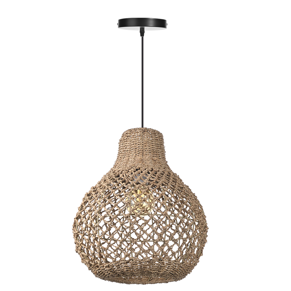 Southeast Asian Style Creative Rattan Woven Pendant Light