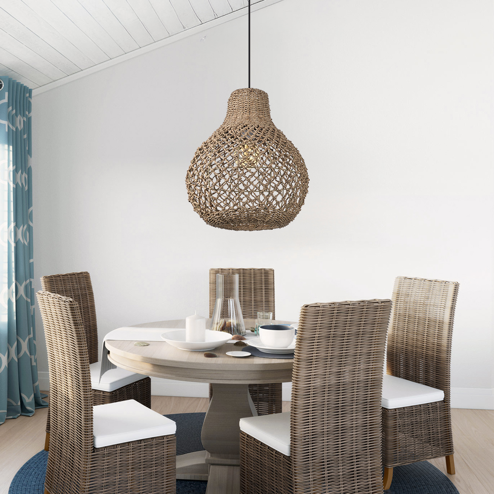 Southeast Asian style creative rattan woven lamp