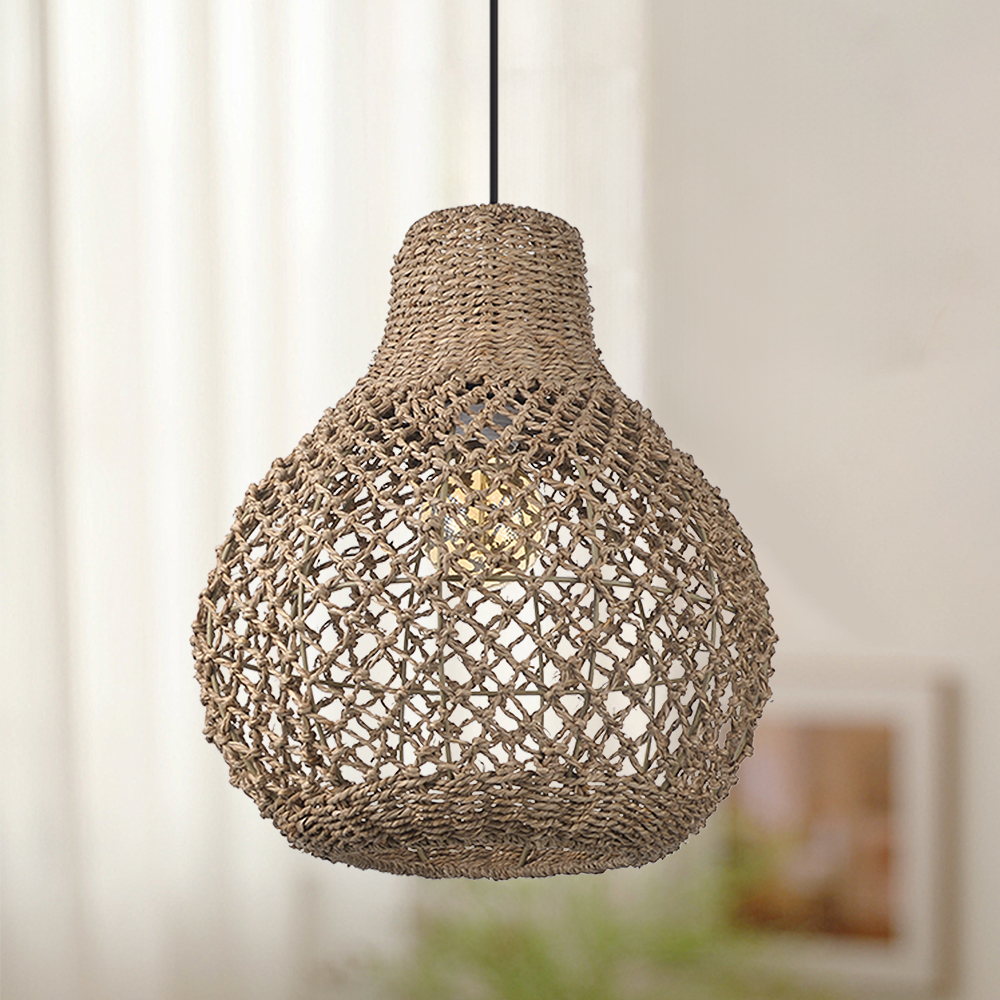 Southeast Asian style creative rattan woven lamp