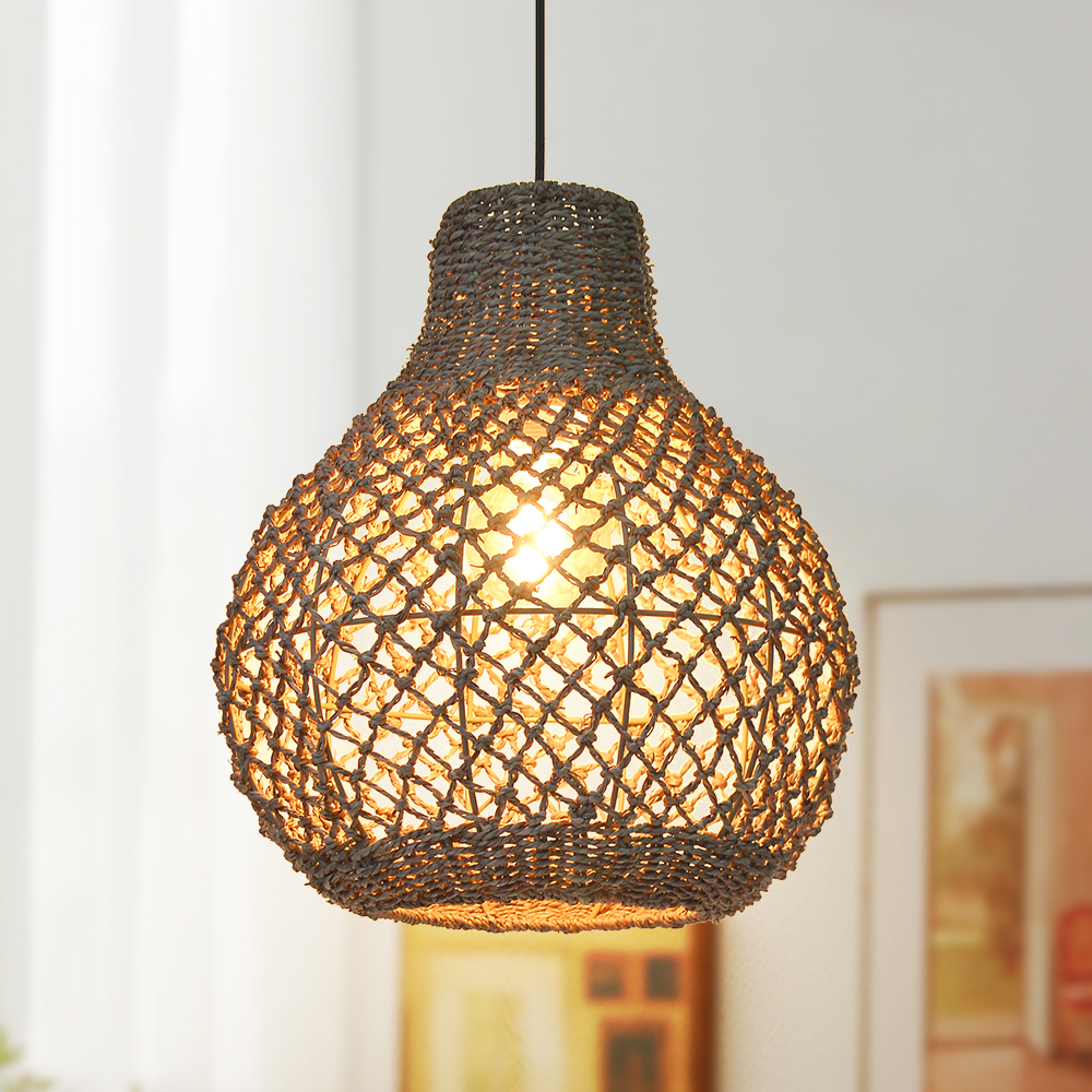 Southeast Asian style creative rattan woven lamp