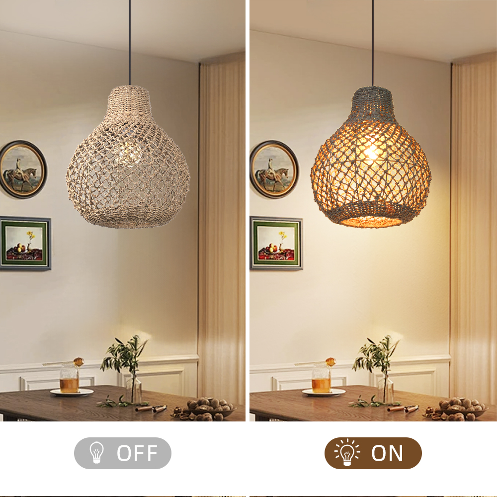 Southeast Asian style creative rattan woven lamp