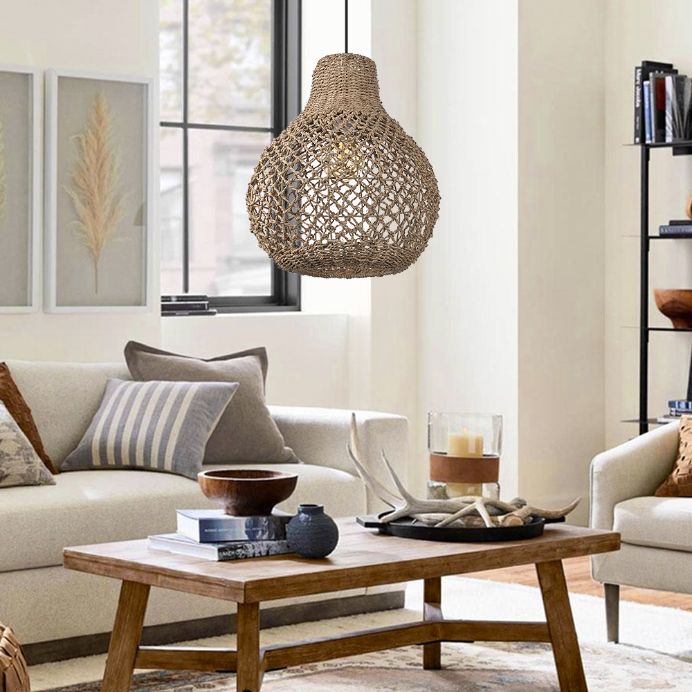 Southeast Asian style creative rattan woven lamp