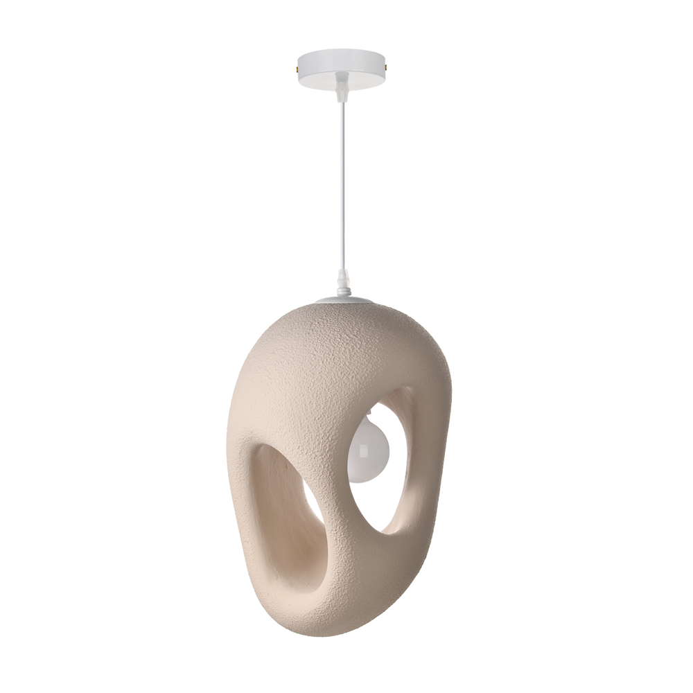 Imitation micro cement cream style creative cloud pendant lamp with a sense of niche luxury