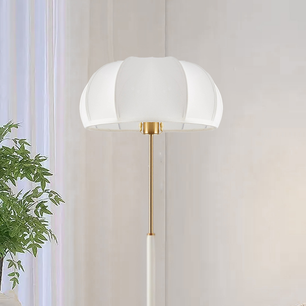 Mid Century Modern Table Lamp With Green and White Base Vintage Floor Lamp