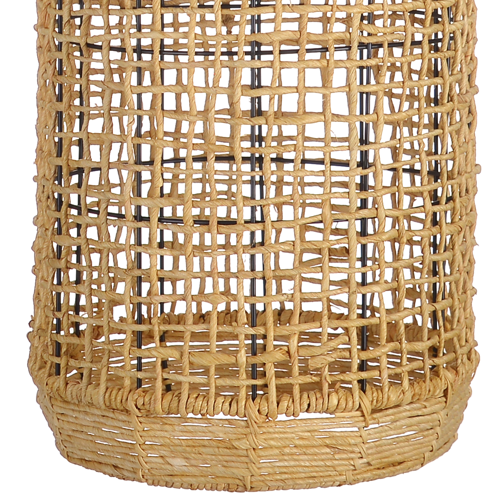 Dining Room Oversize Wabi-sabi Rattan Pendant Lampshade Quality Handwoven Chandelier