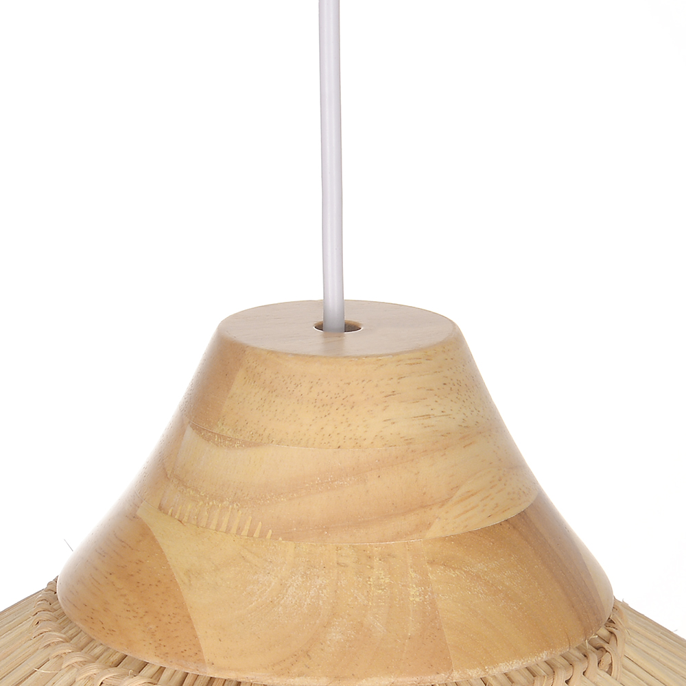 Bohemian Handmade Rattan Pendant Light Dining Room Ceiling Fixture