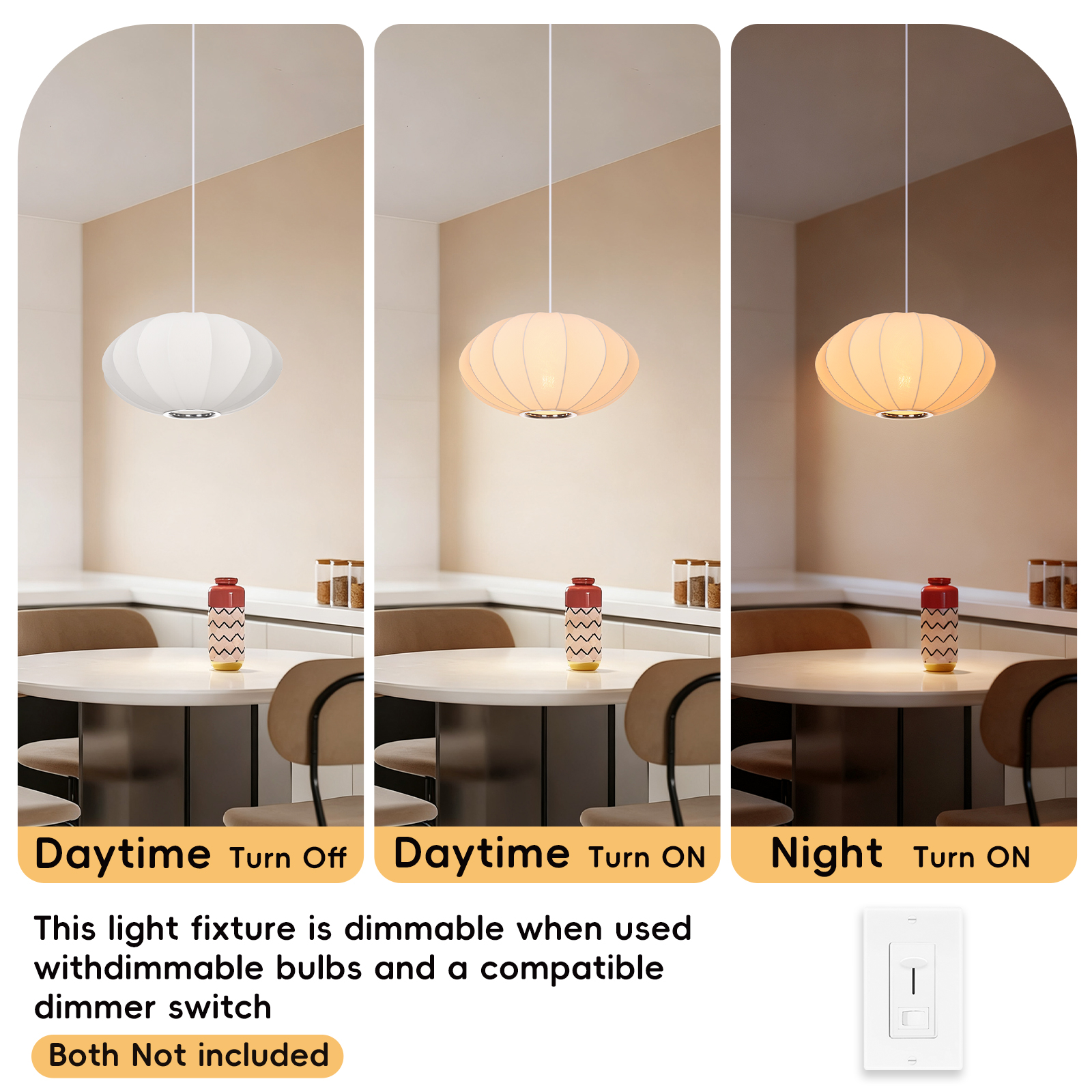 Fabric Pendant Light Chandelier Nordic Modern for Living Room Staircase