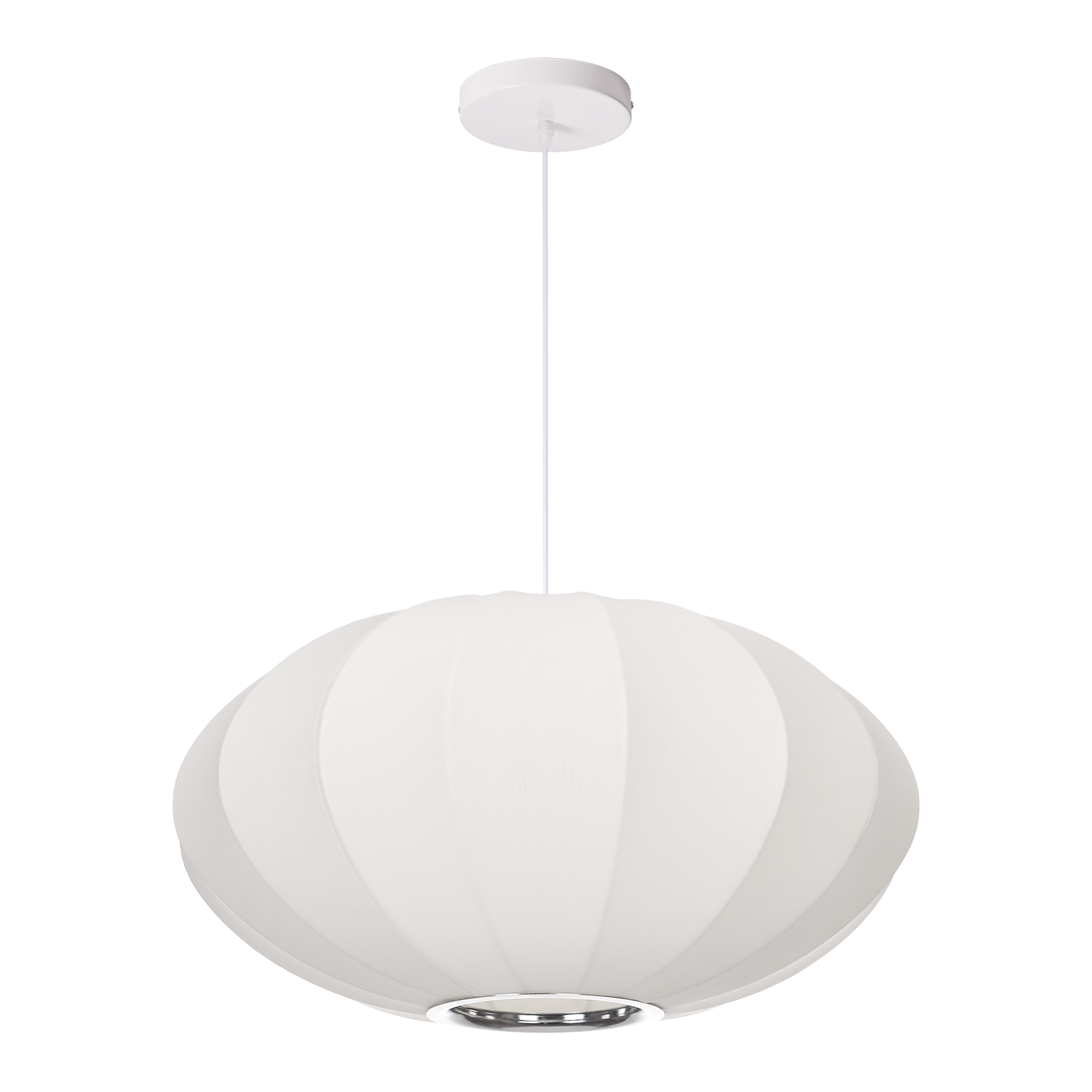 Fabric Pendant Light Chandelier Nordic Modern for Living Room Staircase