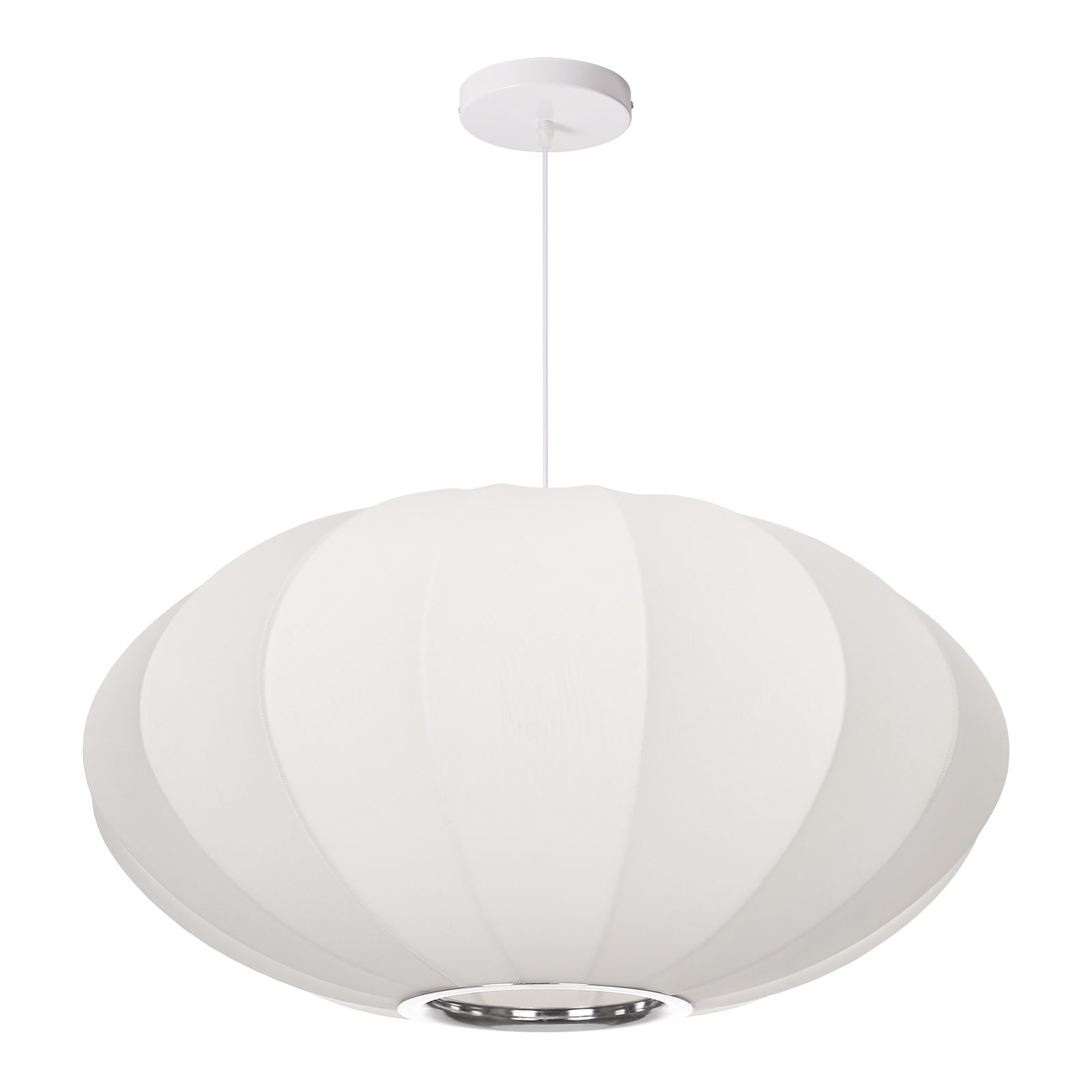 Fabric Pendant Light Chandelier Nordic Modern for Living Room Staircase