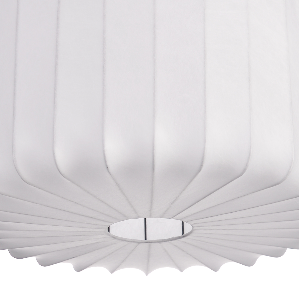 Wabi-Sabi Style Japanese Simple Imitation Silk Pendant Lights Living Room Combination Lamps