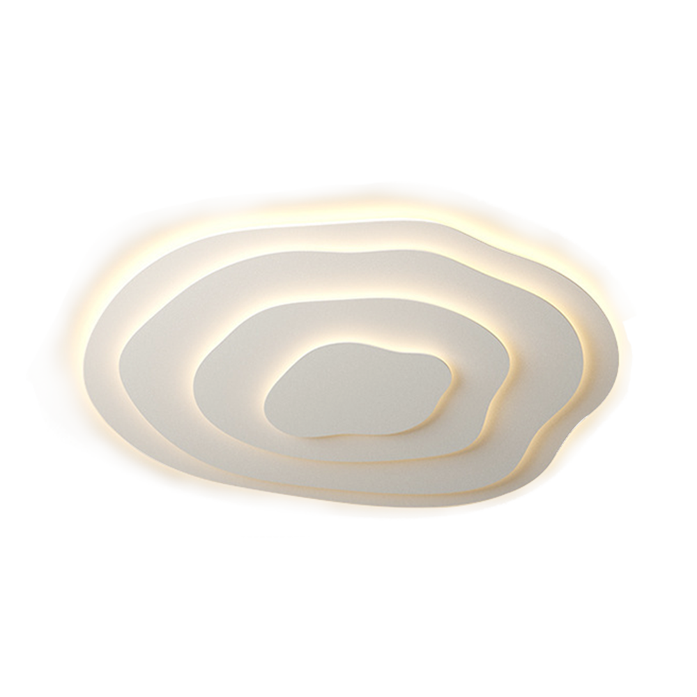 Nordic Minimalist Irregular Streamlined Acrylic Ceiling Light For Bedroom