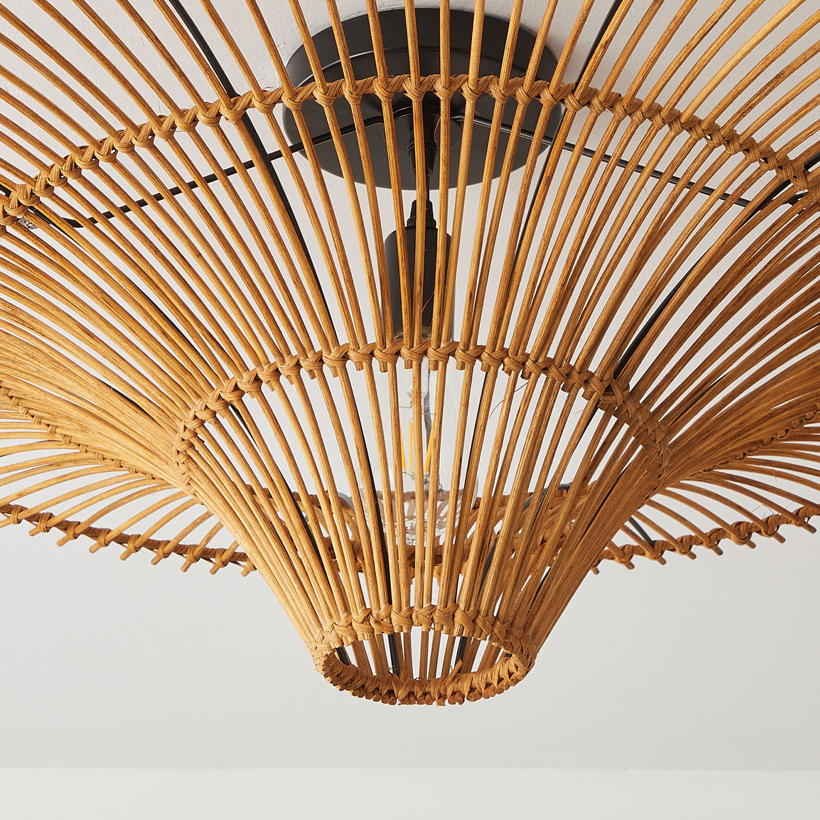 Southeast Asian Rattan Ceiling Lamps Retro Wabi-sabi Living Room Chandelier
