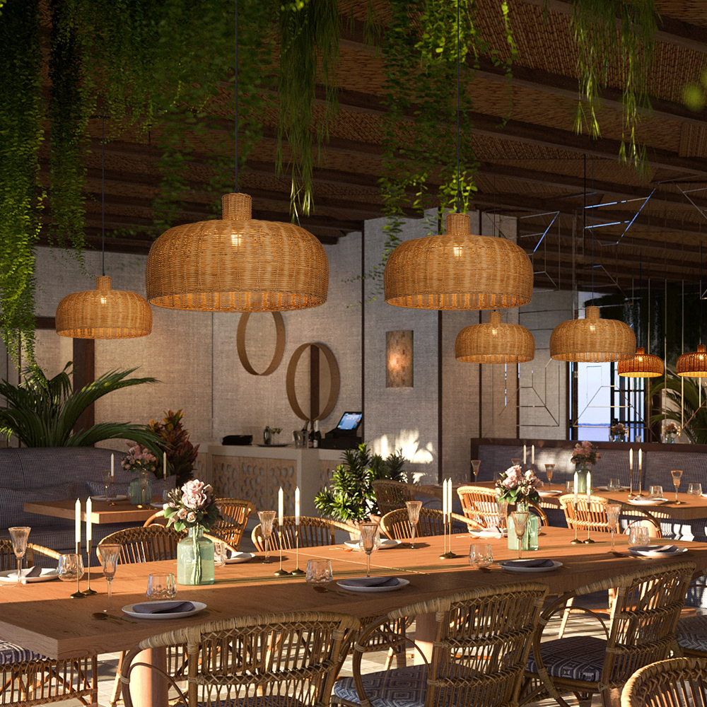 HandWoven Creative Antique Style Restaurant Lighting Fixtures