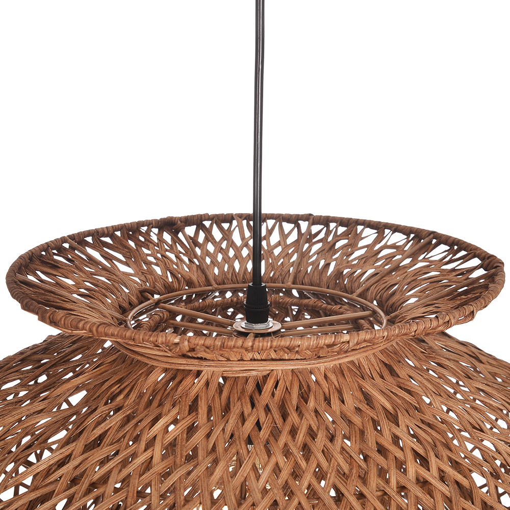 Rustic Style Rattan Woven Creative Lighting Fixture