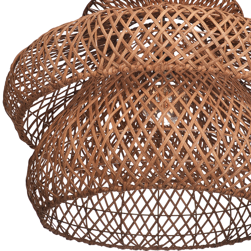 Rustic Style Rattan Woven Creative Lighting Fixture