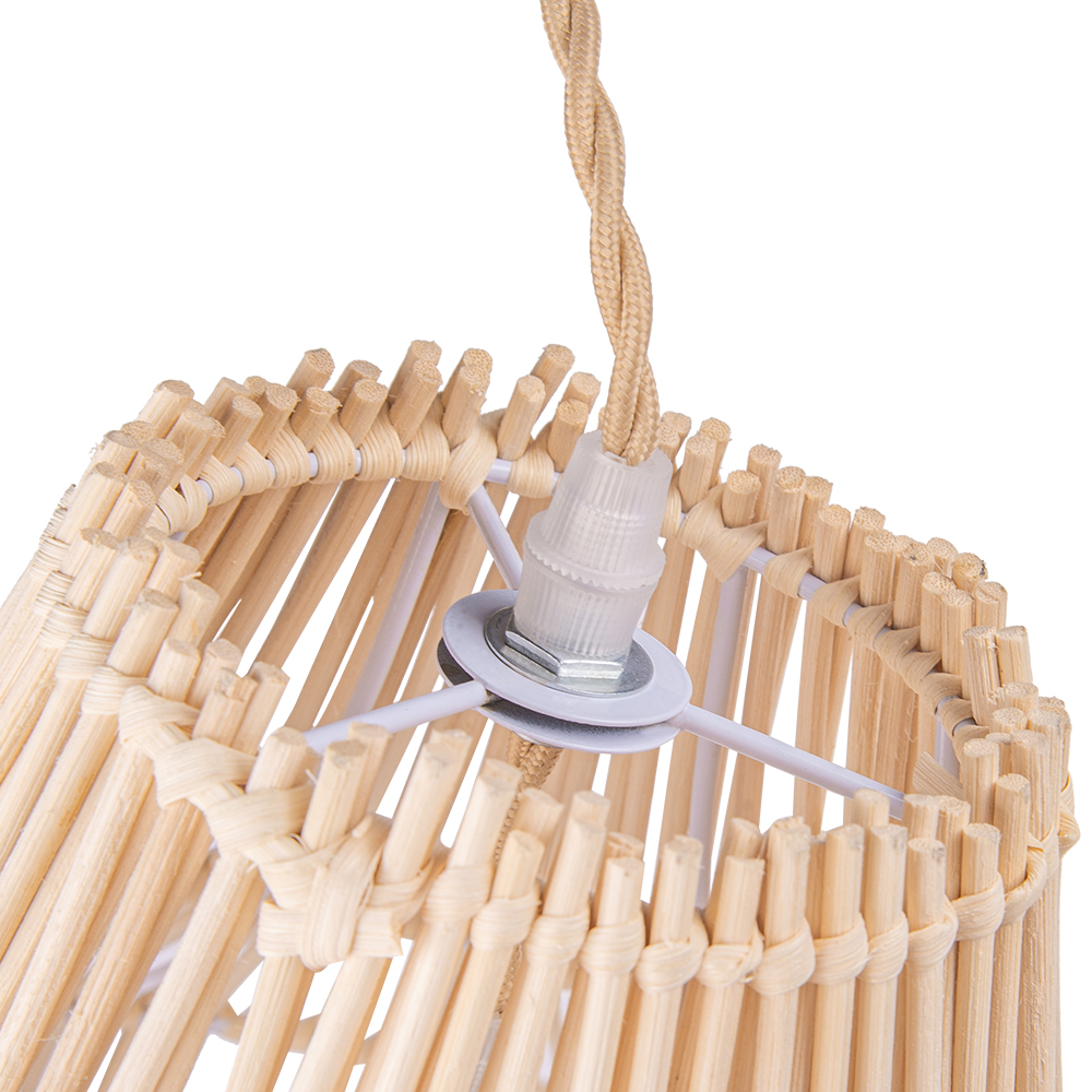 Harajuku Style NaturalCountryside Handmade Creative Woven Pendant Light