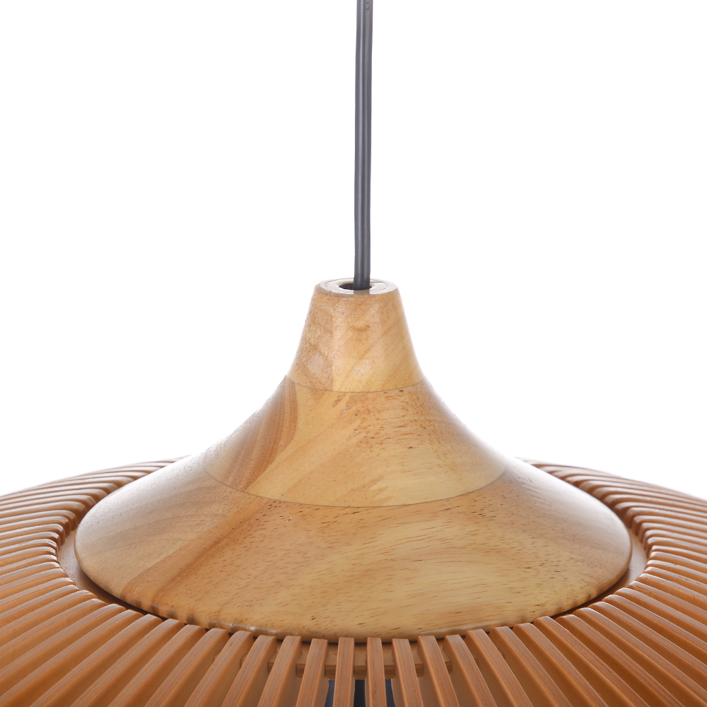 Japanese Style Wooden Pendant Light Dining Room Restaurant Chandelier