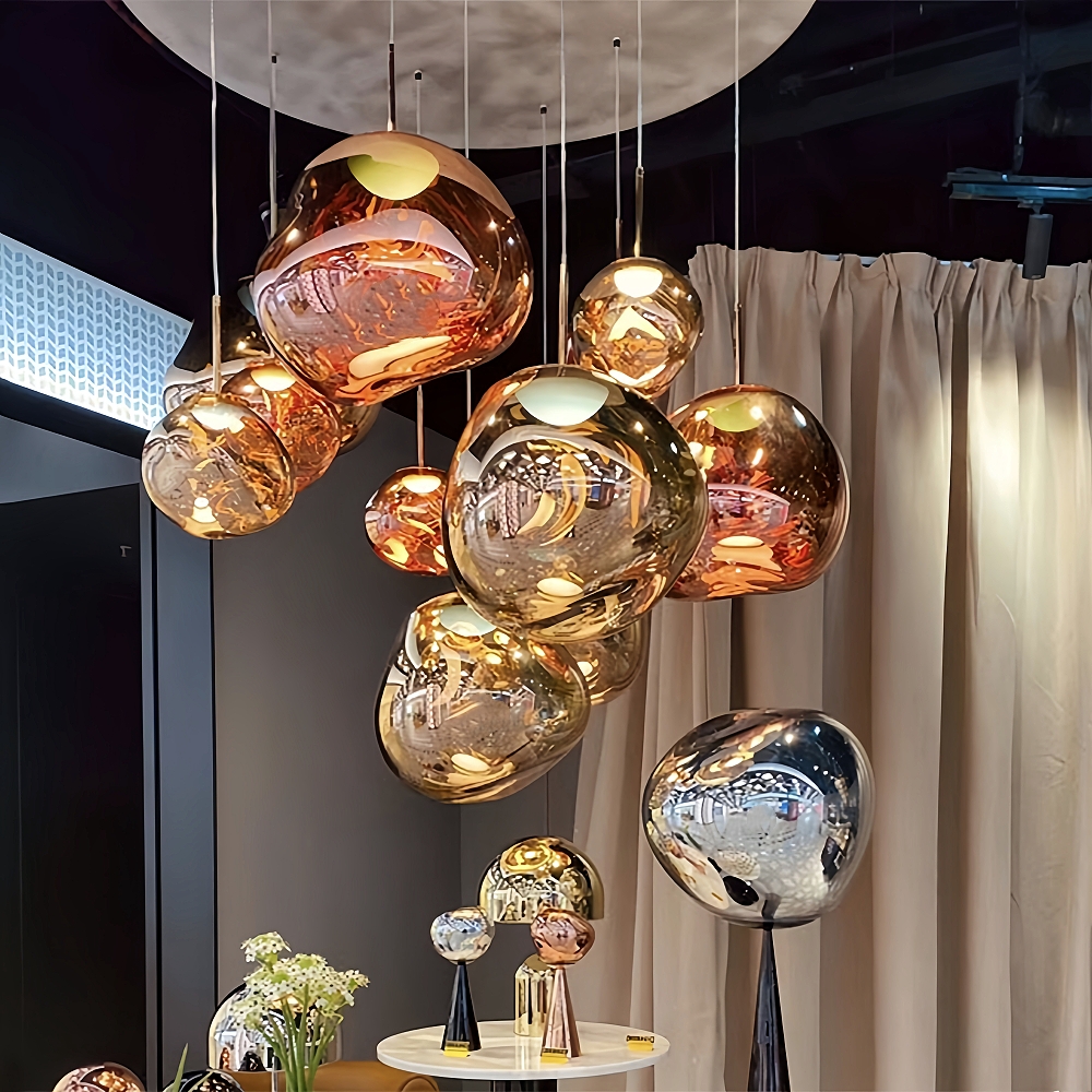 Nordic Lava Chandelier Commercial Restaurant Bar Duplex Staircase Pendant Lamp