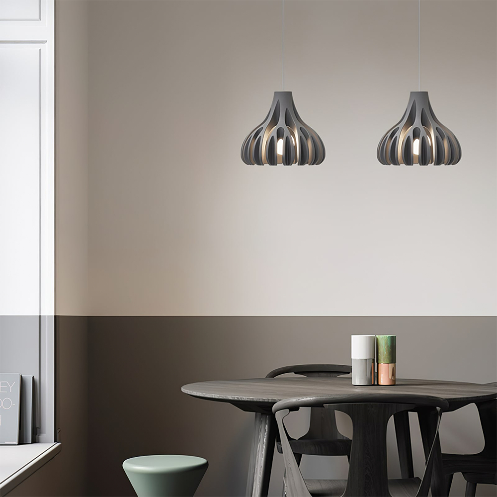 Dopamine Colored Creative Coral Resin Pendant Light For Various Occasions