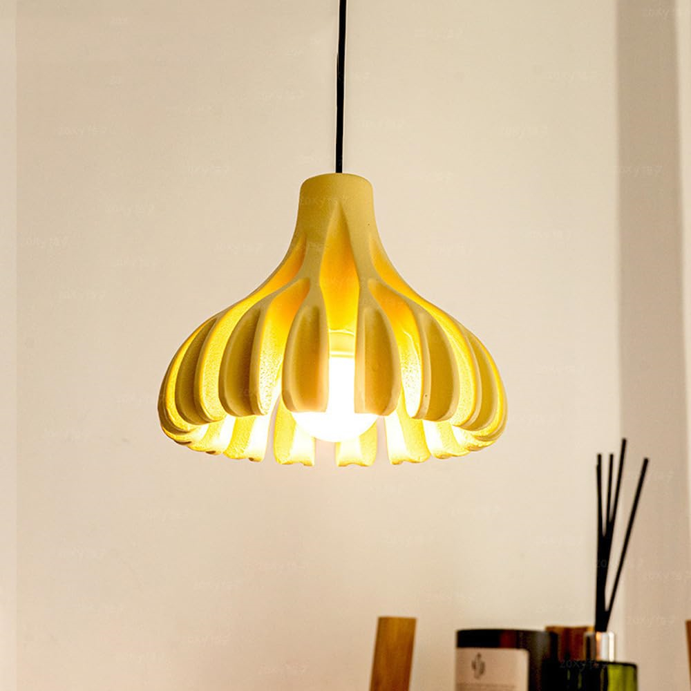 Dopamine Colored Creative Coral Resin Pendant Light For Various Occasions