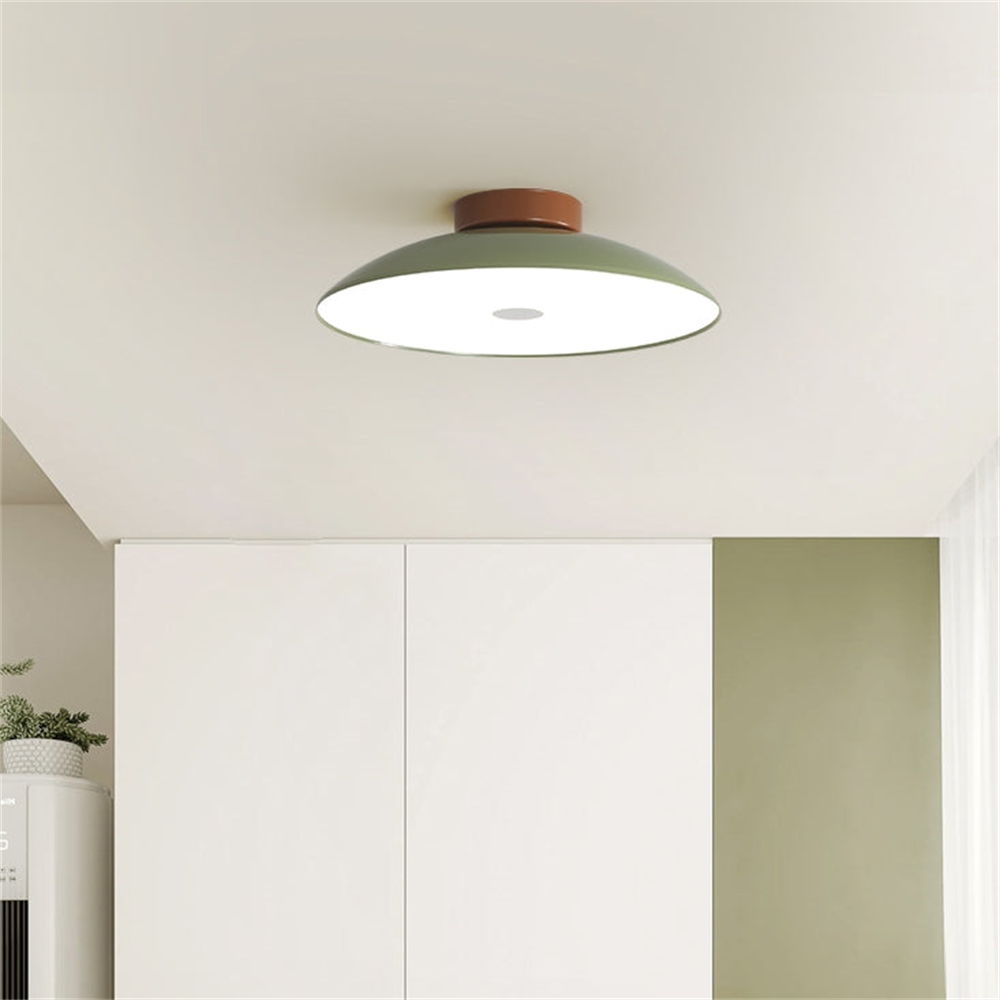 French Cream Iron Led Ceiling Lamp