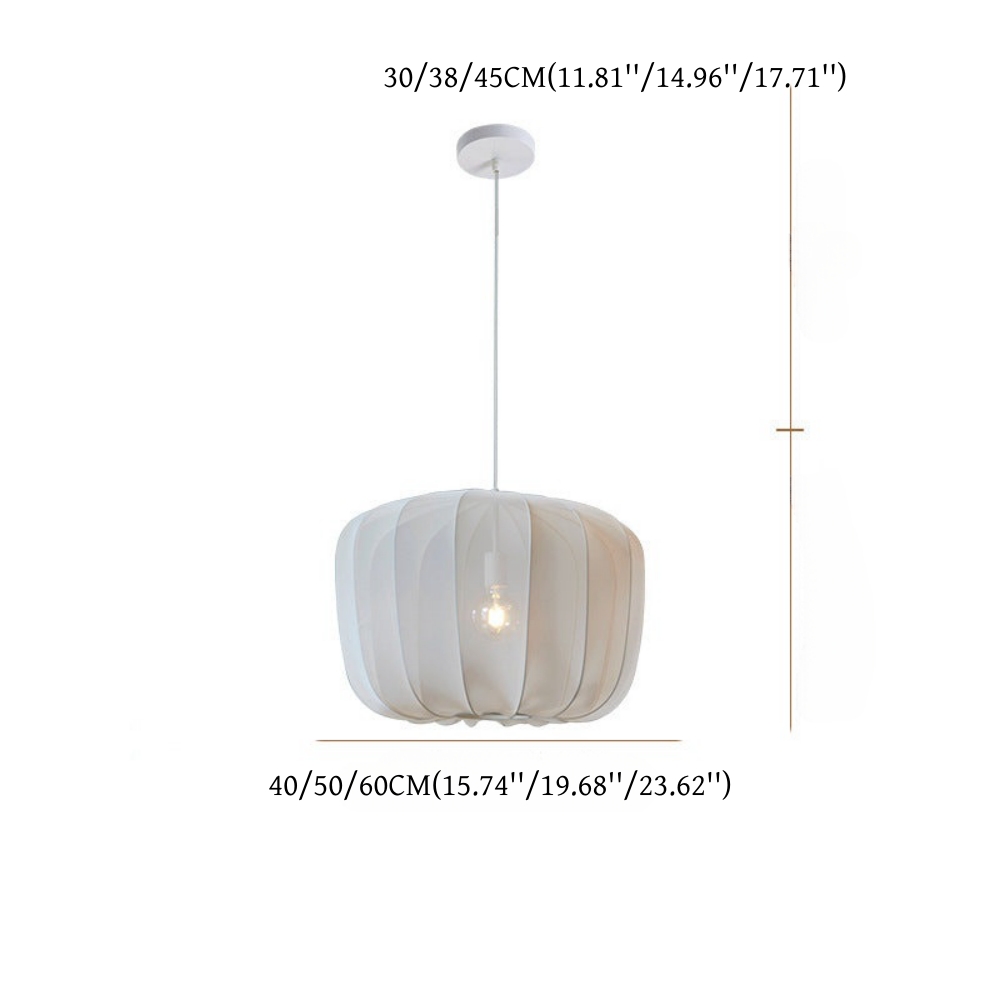 Chinese Apple Shaped Living Room Loft Spinning Pendant Light