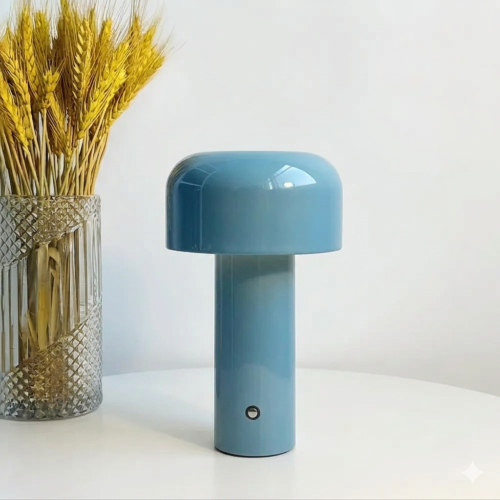 Designer creative mushroom table lamp portable bedside lamp desk lamp