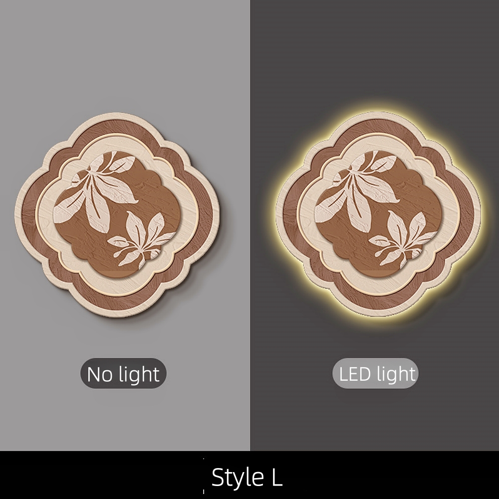 Medieval Style Entrance Hall Decorative Painting Wall Lamp