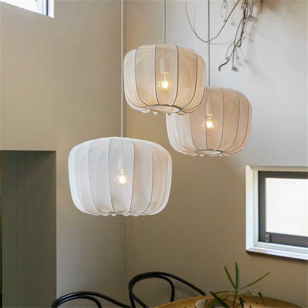 Chinese Apple Shaped Living Room Loft Spinning Pendant Light