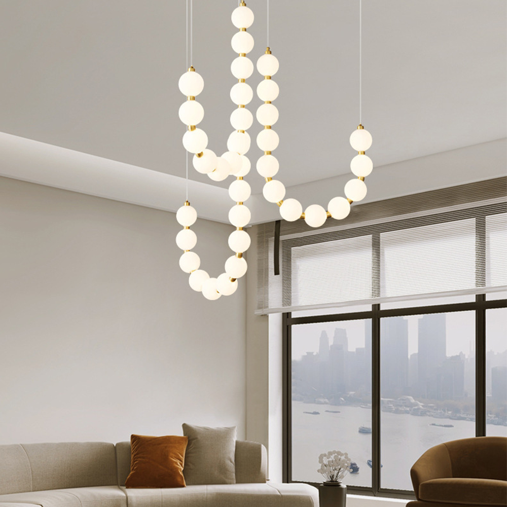 French Modern Creative Pearl Style Chandelier