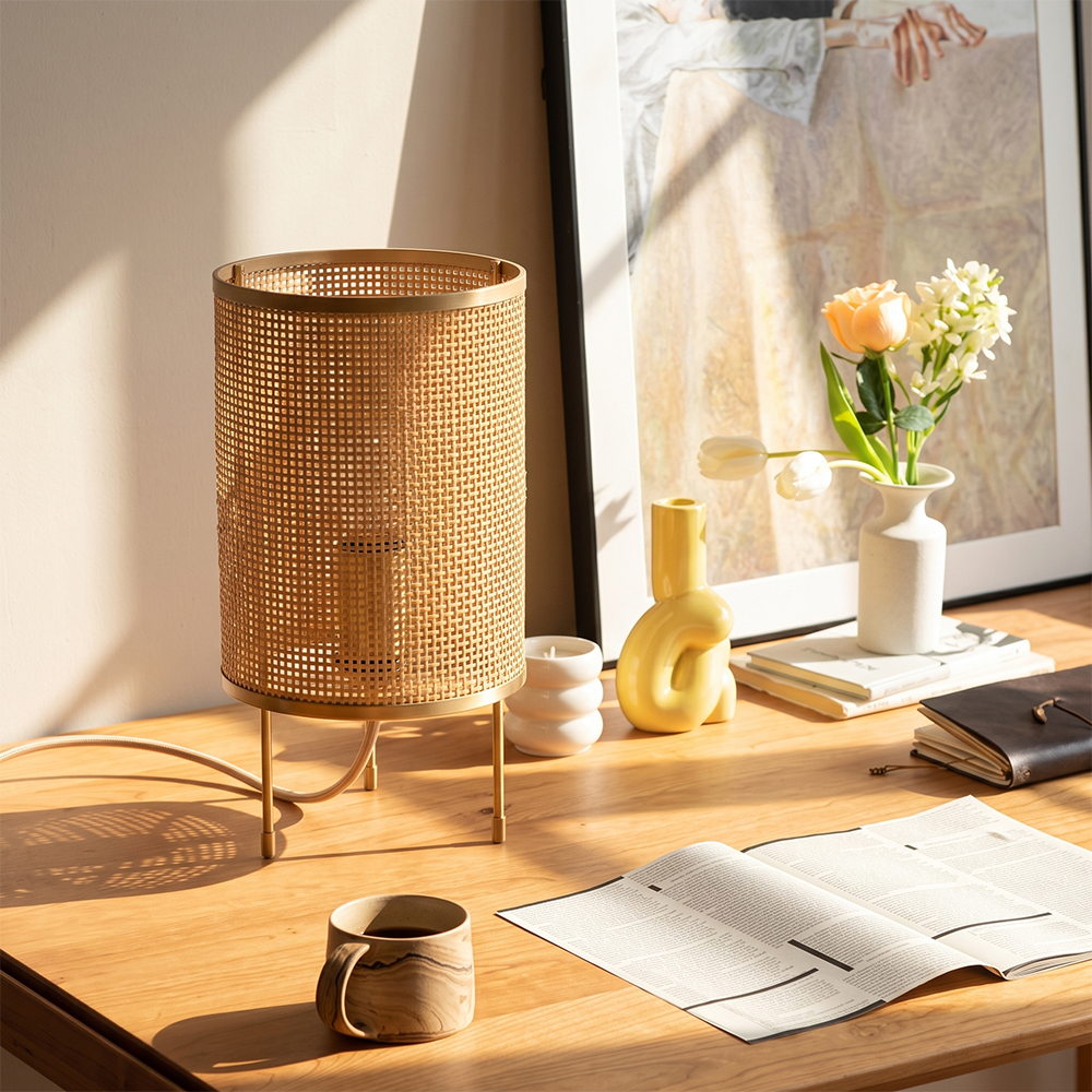 Japanese Wabi-Sabi Cloud Stone Table Lamp Creative Art Light