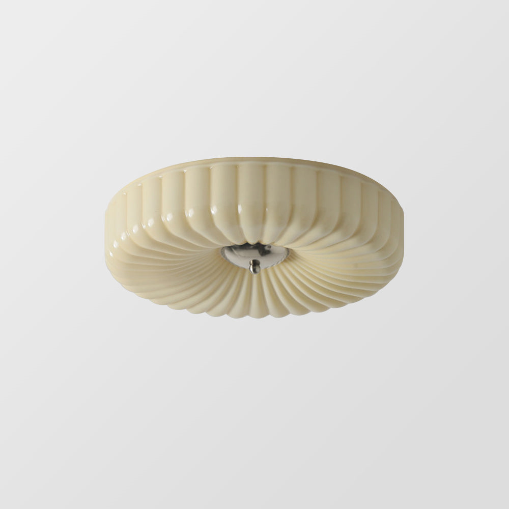 Medieval Cream Style Bauhaus Glass Ceiling Light