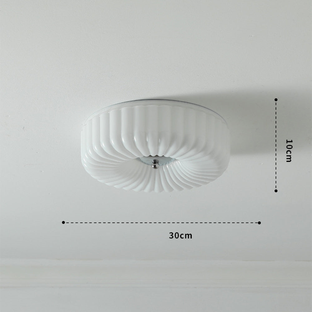 Medieval Cream Style Bauhaus Glass Ceiling Light