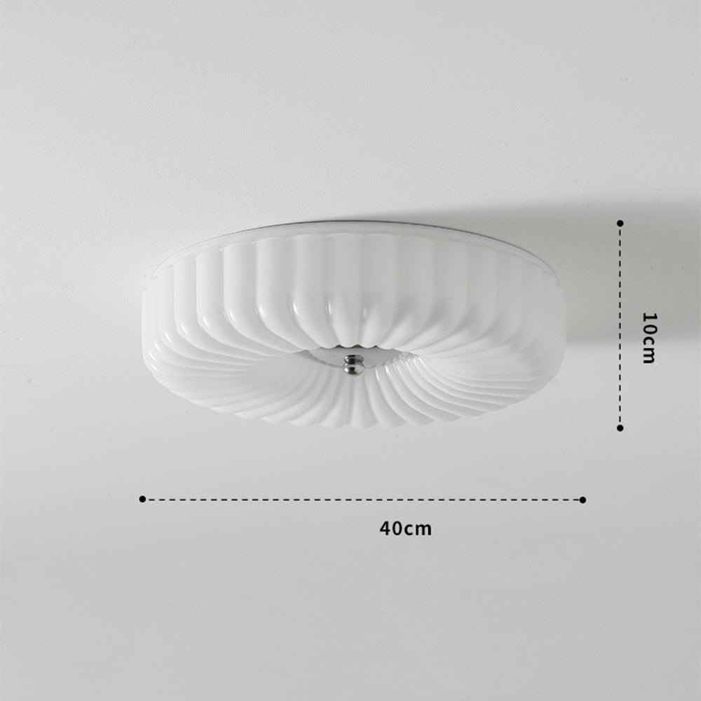 Medieval Cream Style Bauhaus Glass Ceiling Light