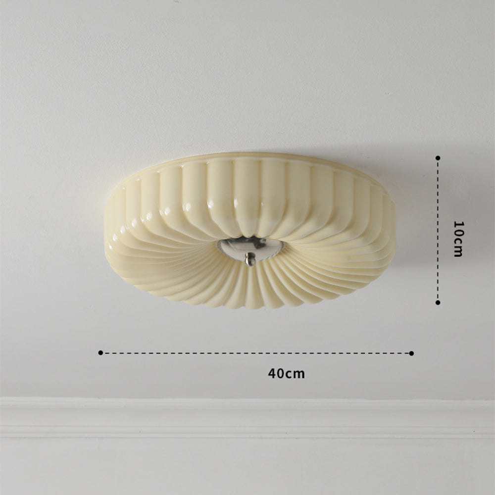 Medieval Cream Style Bauhaus Glass Ceiling Light – Babodecor