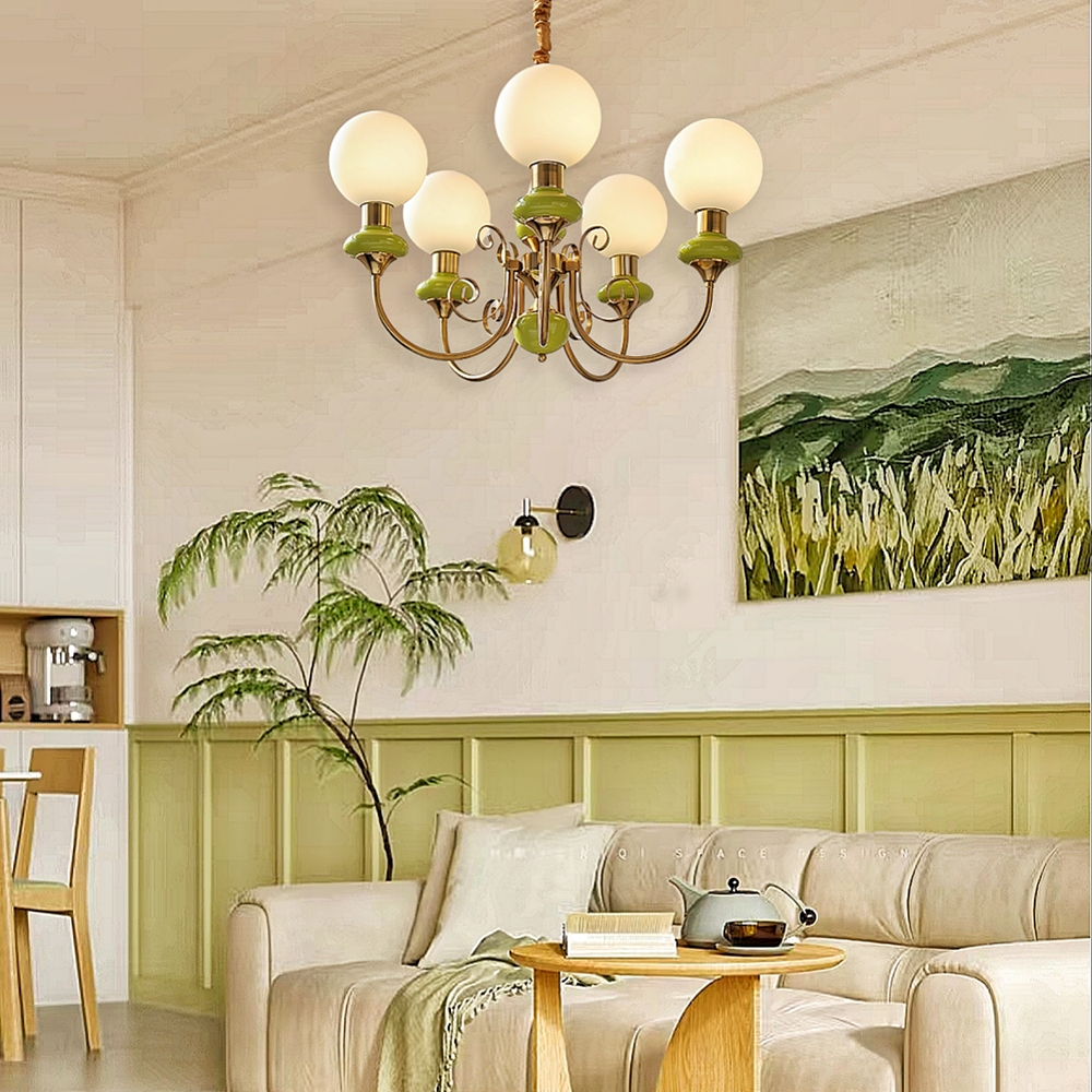 Modern Creative Art Onyx Chandelier