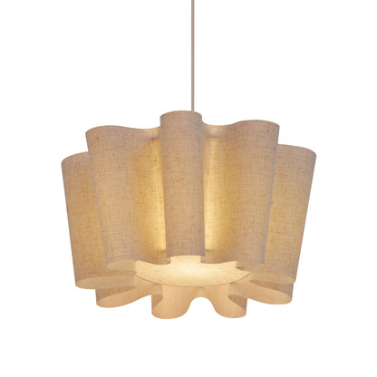 Mid-Century Living Room Fabric Pendant Light Japanese Retro Designer Lamp