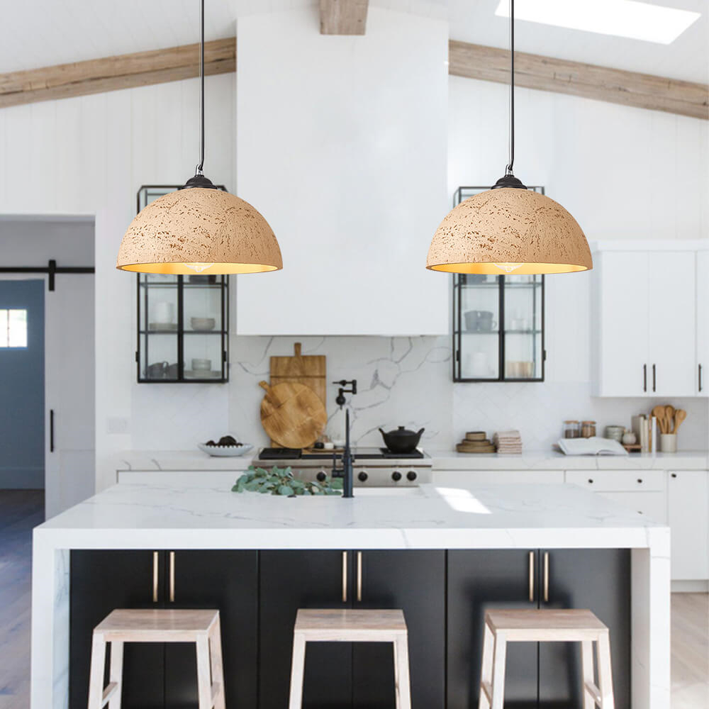 Nordic Ceramic Art Bar Island Dining Table Retro Pendant Light