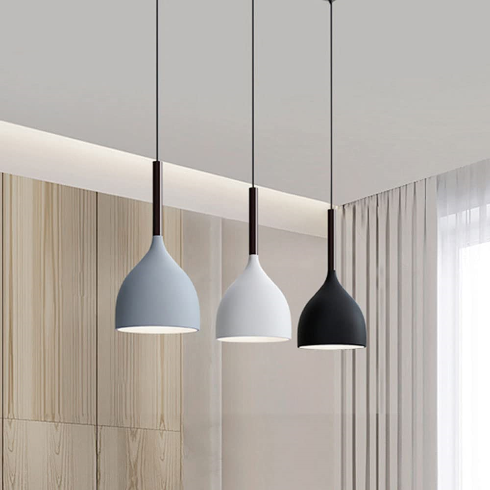 Nordic Wrought Iron Baking Paint Pendant Light