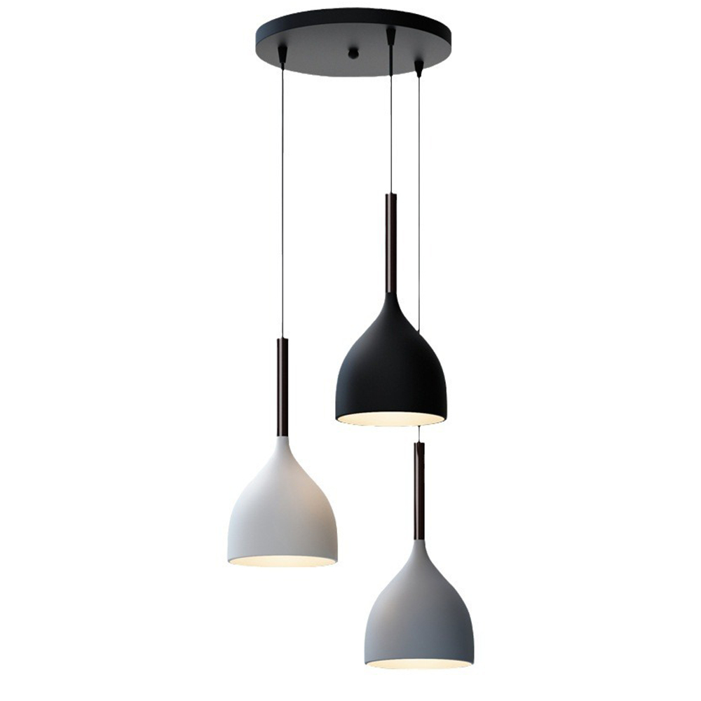 Nordic Wrought Iron Baking Paint Pendant Light
