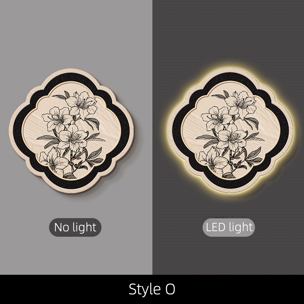 Medieval Style Entrance Hall Decorative Painting Wall Lamp