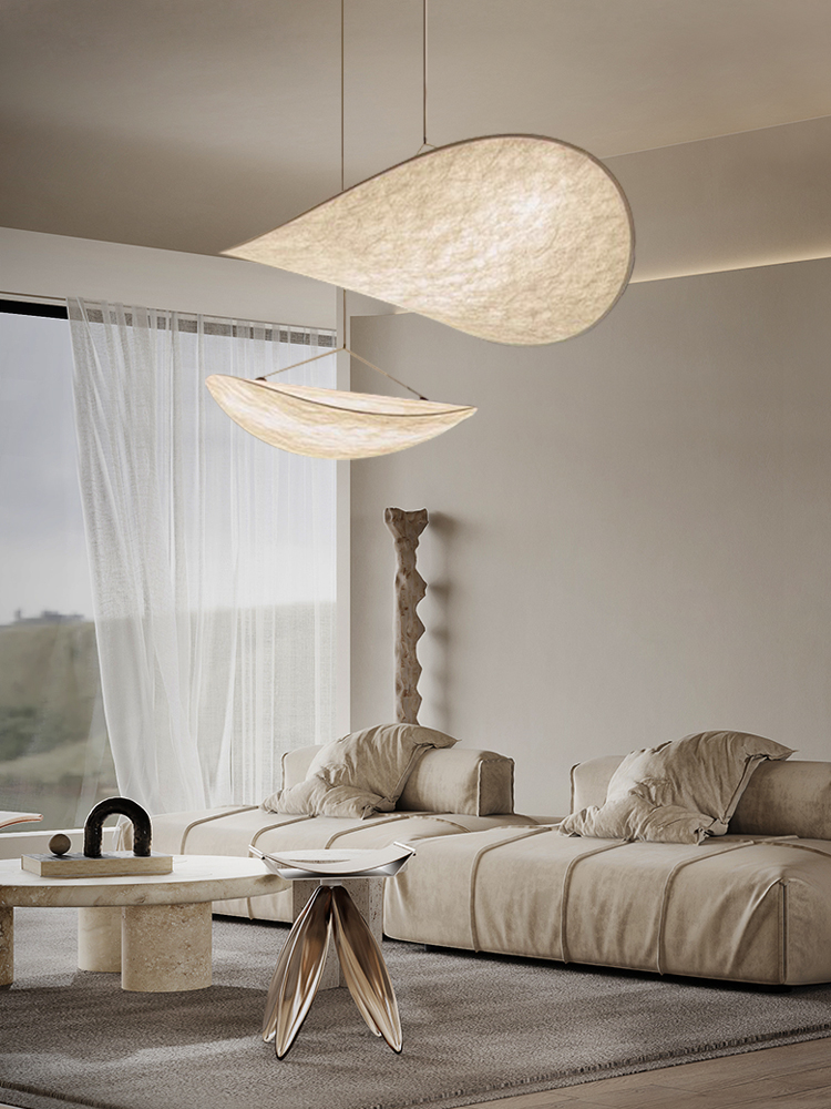 Designer Chandelier Modern Minimalist Silk Pendant Lamp Fixtures Designer Chandelier Modern Minimalist Silk Pendant Lamp Fixtures