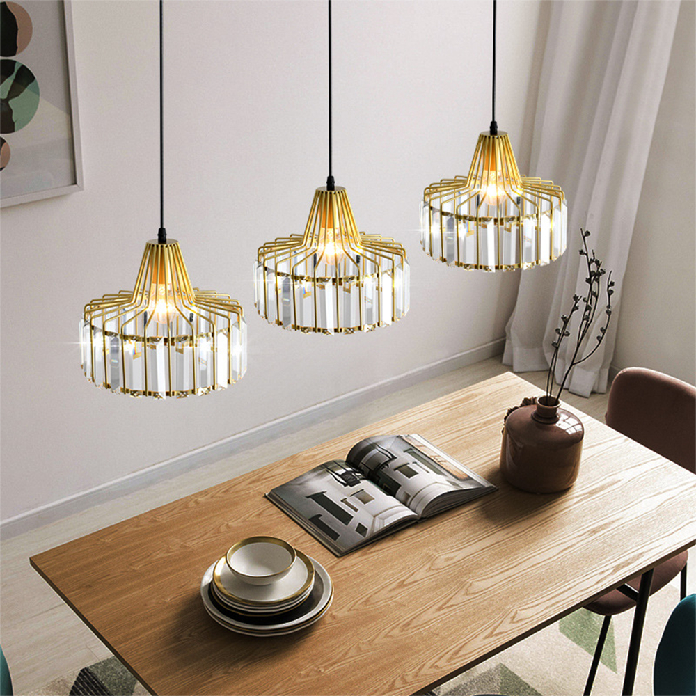 Modern Crystal Ceiling Light For Kitchen Island