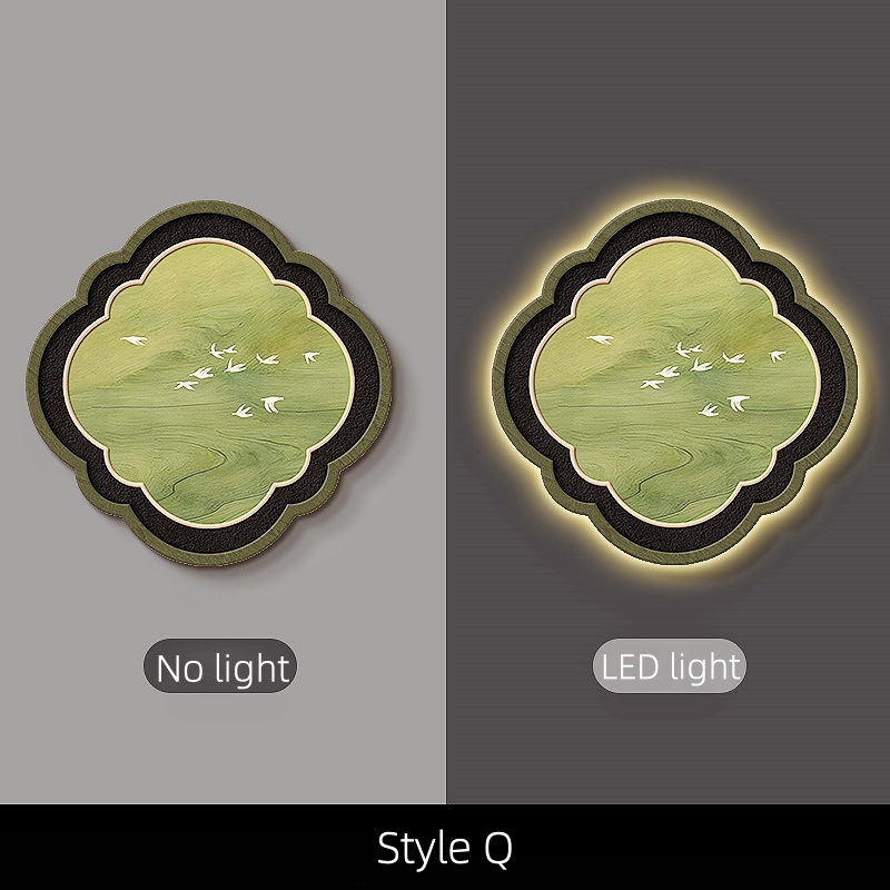 Medieval Style Entrance Hall Decorative Painting Wall Lamp