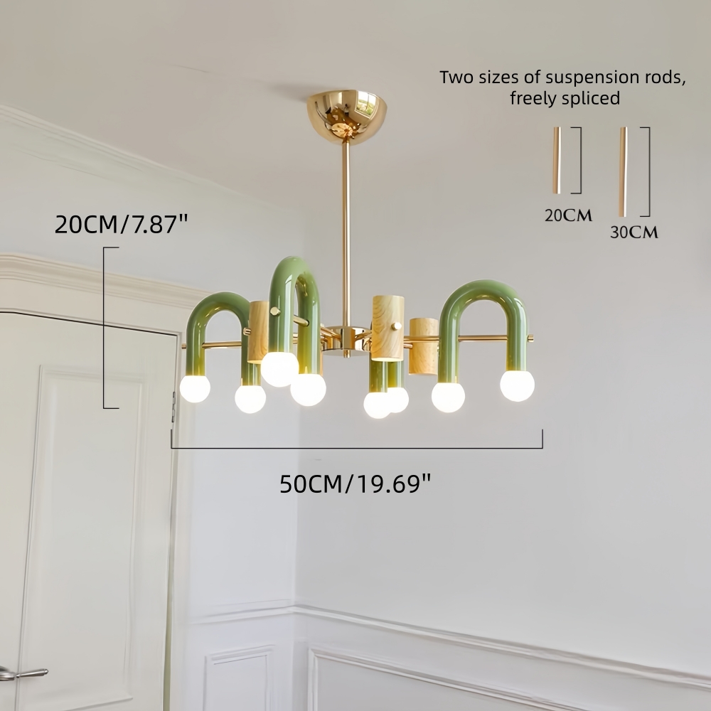 Nordic Modern Minimalist Multi-Head Pendant Light Living Room Main Fixture